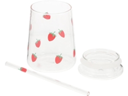 Vasos De Vidrio Resistentes Y Prácticos, De Gran Capacidad Y Con Pajita, Ideales Para Café Y Té.