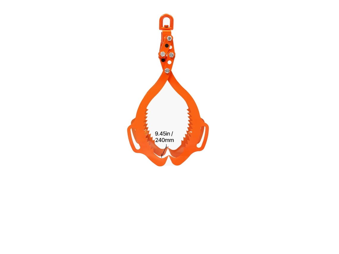 Abrazaderas para elevación de troncos, acero de alta resistencia, agarre ajustable, 81 cm (32 pulgadas)