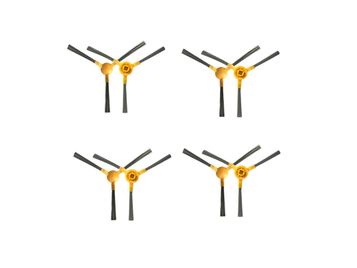 Conjunto de 8 escovas laterais para aspirador robô Haier T550w T560h - Acessórios de limpeza doméstica duráveis e de reposição