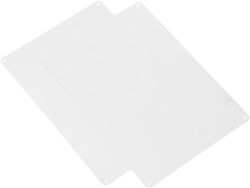 Juego De 2 Láminas De Aluminio Impermeables En Blanco De 355x255 Mm, Paneles Metálicos Personalizables.