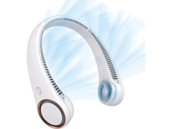 Ventilador Portátil Para El Cuello Ventilador Deportivo Manos Libres Sin Aspas Batería Recargable Usb De
