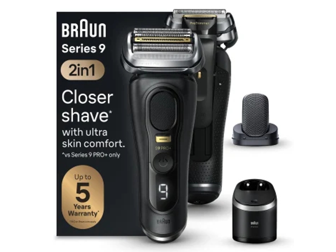 BRAUN Series 9 Pro 9590cc Wet & Dry Máquina de afeitar de láminas Recortadora Negro