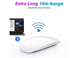 Ratón Inalámbrico Bluetooth Magic Mouse Para Macbook Air Pro Con Función Multitáctil, Recargable.