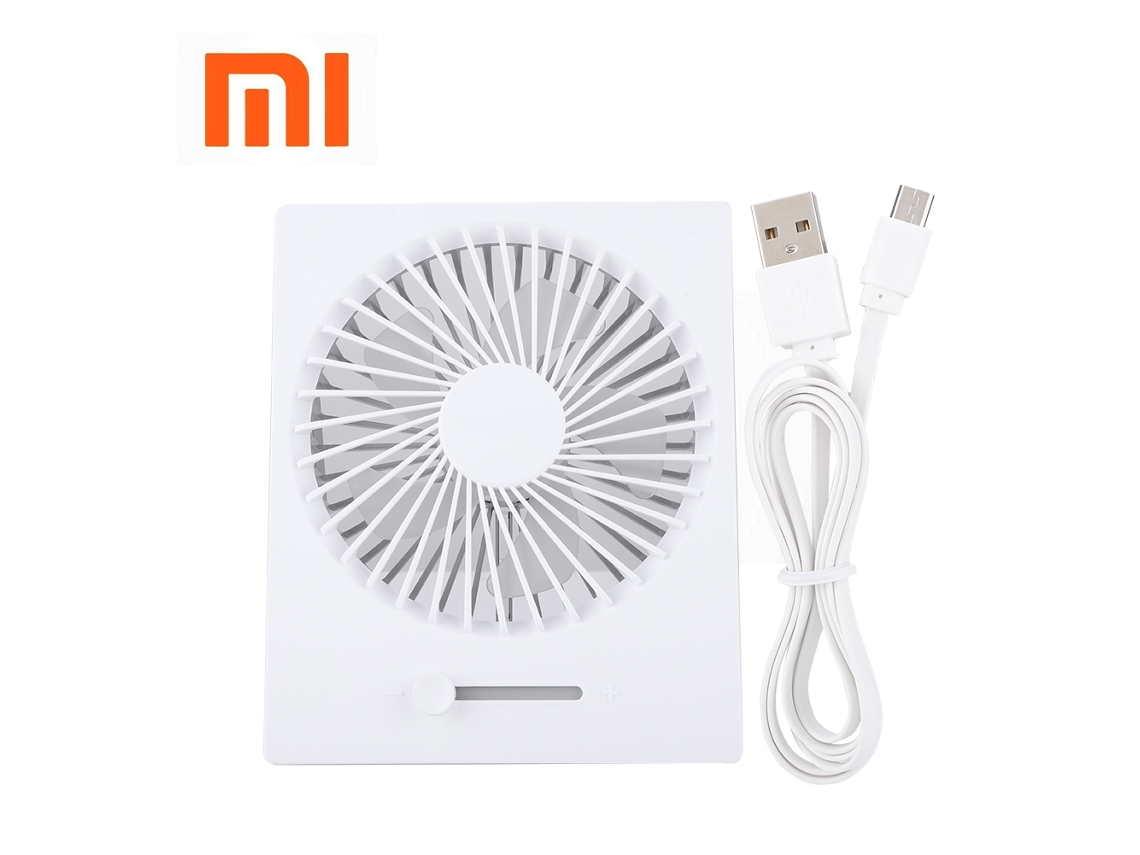 Ventilador Portátil Mini De 4 Pulgadas Blanco, Recargable Por Usb, De Mano/escritorio Para Xiaomi