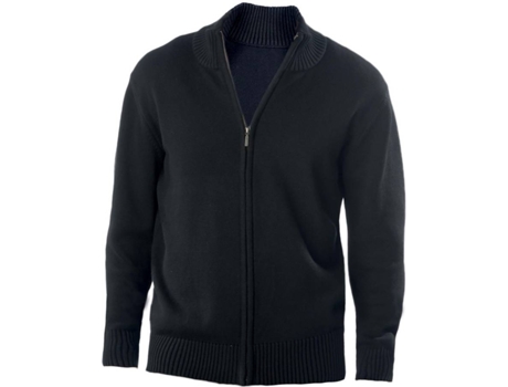 Abrigo KARIBAN Algodón Hombre (M - Negro)