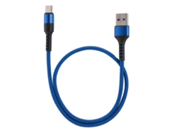 Cable De Datos Type C De Carga Súper Rápida 5a Para Huawei P10/p10 Plus P20/p20 Pro 0.5m Azul