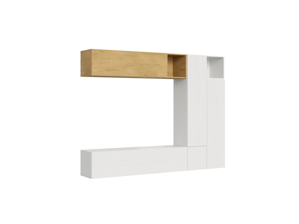 Composición de pared de habitación A08 W.254 H194 D.39.2 Itamoby