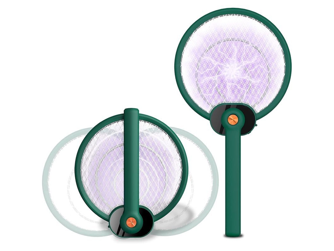 Red Eléctrica Plegable Recargable Para Matar Moscas Con Luz Uv Para Uso En Interiores Y Exteriores.