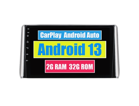 Autoradio Multimedia ROVERONE para Toyota RAV4 5 XA50 2018 - 2023 CarPlay Android Coche Radio Bluetooth Navegación
