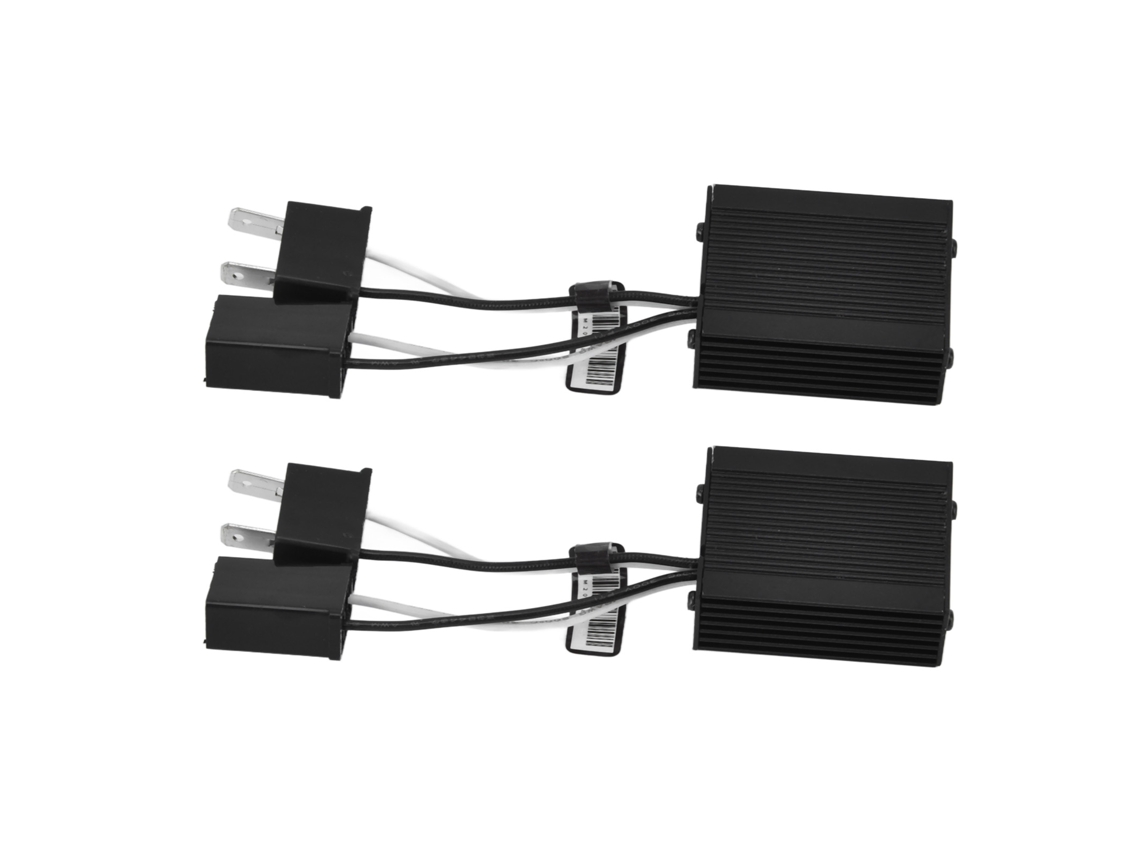 2026-2 Piezas Decodificador Canbus Led Para Faros Delanteros Antiparpadeo Coche Shell De Aluminio 9-16v