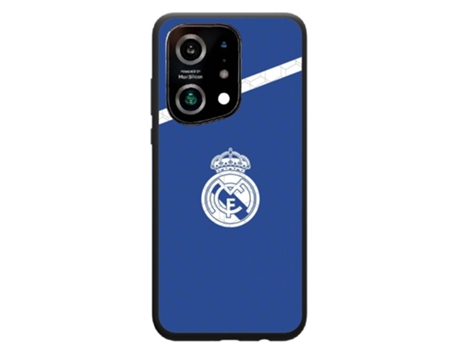 Funda Móvil Oficial Real Madrid para Oppo Find X5 PHONECASES3D Piel Sintética Negro