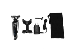 Afeitadora Eléctrica Recargable 2 En 1 Para Hombre Con Cuchilla De Barbillas Lavable 5d Rotativa