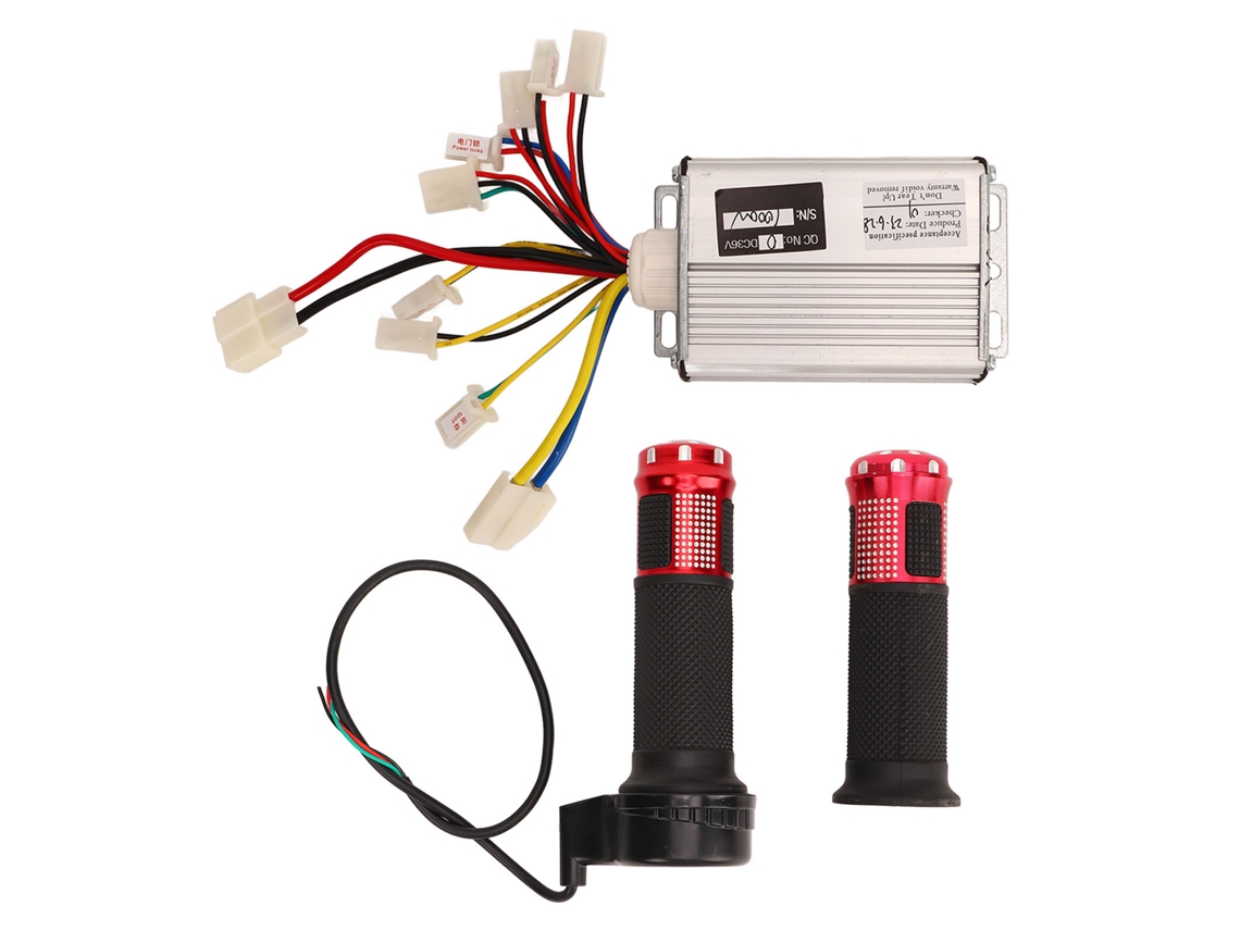 Controlador De Velocidad Para Motor De Cc De 36 V Y 1000 W Con Acelerador Universal Para Bicicletas Eléctricas, Triciclos Y Motocicletas.