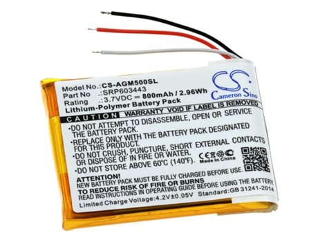 Batería POWERY para Auriculares Inalámbrico Astro Gaming A50 / SRP603443