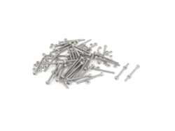 Juego de 50 piezas de acero inoxidable - Accesorios para muebles y decoración CHABERLU