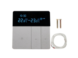 Termostato Digital Programable Con Pantalla Lcd Grande Cableado De 3 Metros Calefacción Eléctrica Ac90v-240v 16a Gris