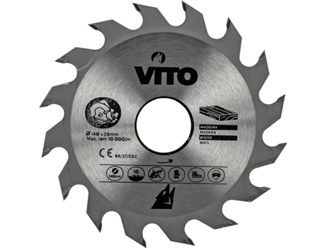 Disco de Corte VITO Madera Sierra Circular Pastillado (235X30)