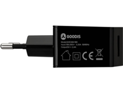 Cargador Adaptador de viaje GOODIS 5V/2.4A + Cable M.USB — 2400 mAh | 5 V