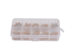 Juego De 300 Condensadores Monolíticos Cerámicos Mlcc De 1 Nf A 68 Pf, 50 V, 5,08 Mm