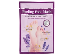Mascarilla exfoliante para granos con colágeno y lavanda para eliminar las células muertas e hidratar la piel.