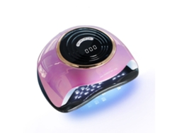 Lámpara UV para uñas de 288 W con 63 LED para esmalte en gel, sensor automático, rosa Yunzii