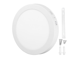 2026-luz De Techo Empotrada Led 18w 6000-6500k Luz Blanca Ultra Delgada Panel Redondo Plano Para Pasillo