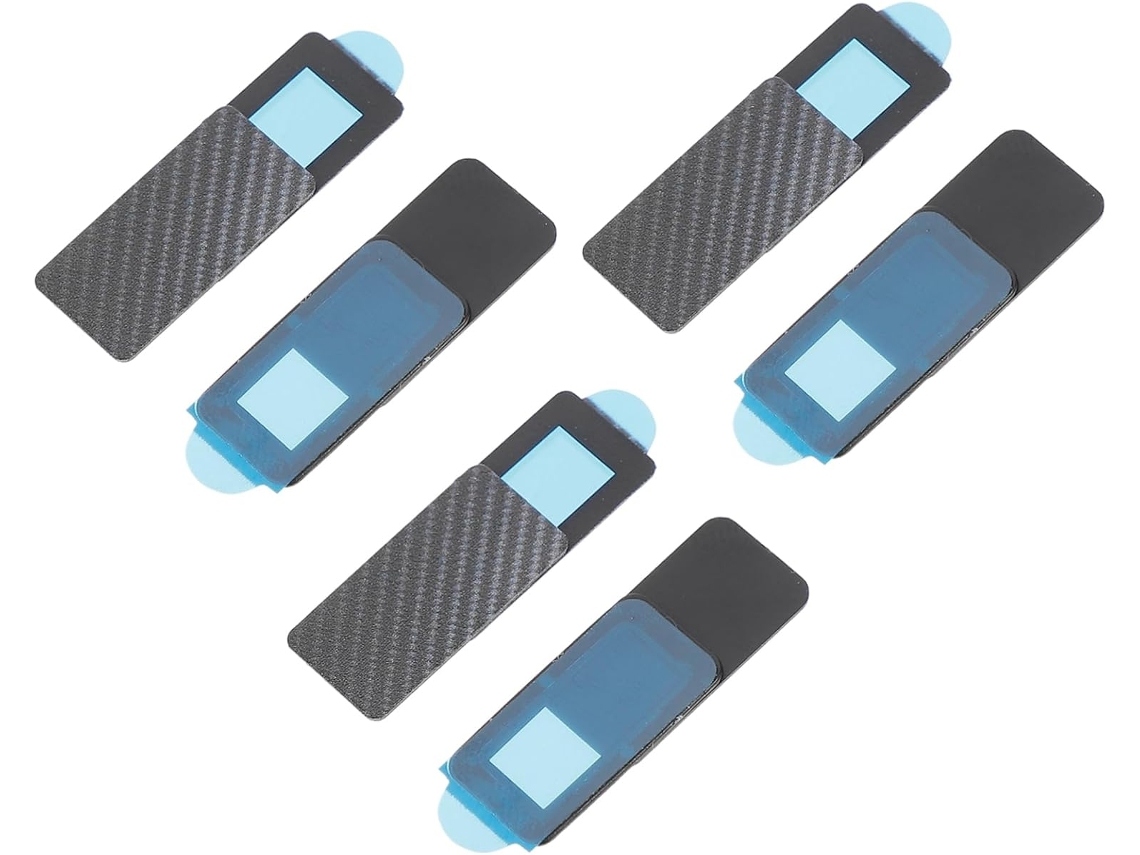 Protector deslizante de 6 piezas para cámara web portátil, cubierta adhesiva de privacidad, compatible con teléfonos celulares y computadoras. Jortmrd