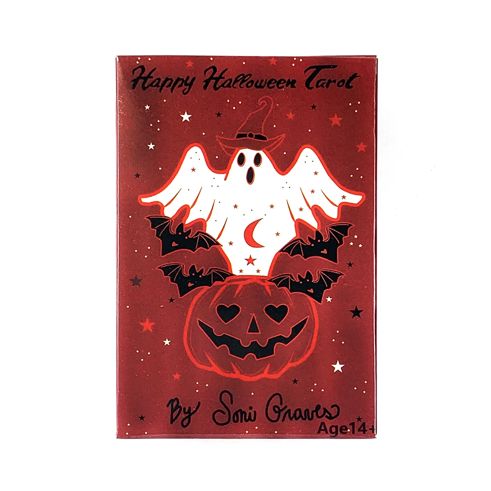 Cartas De Tarot De Feliz Halloween, 78 Cartas De Tarot, Juego De Tarot Predictivo