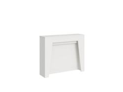 Consola extensible 90x25/181 cm Anea Fresno Blanco