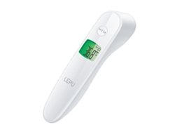 Termómetro digital Lfr30b con sensor remoto y botones frontales blancos, sensor médico Lepu
