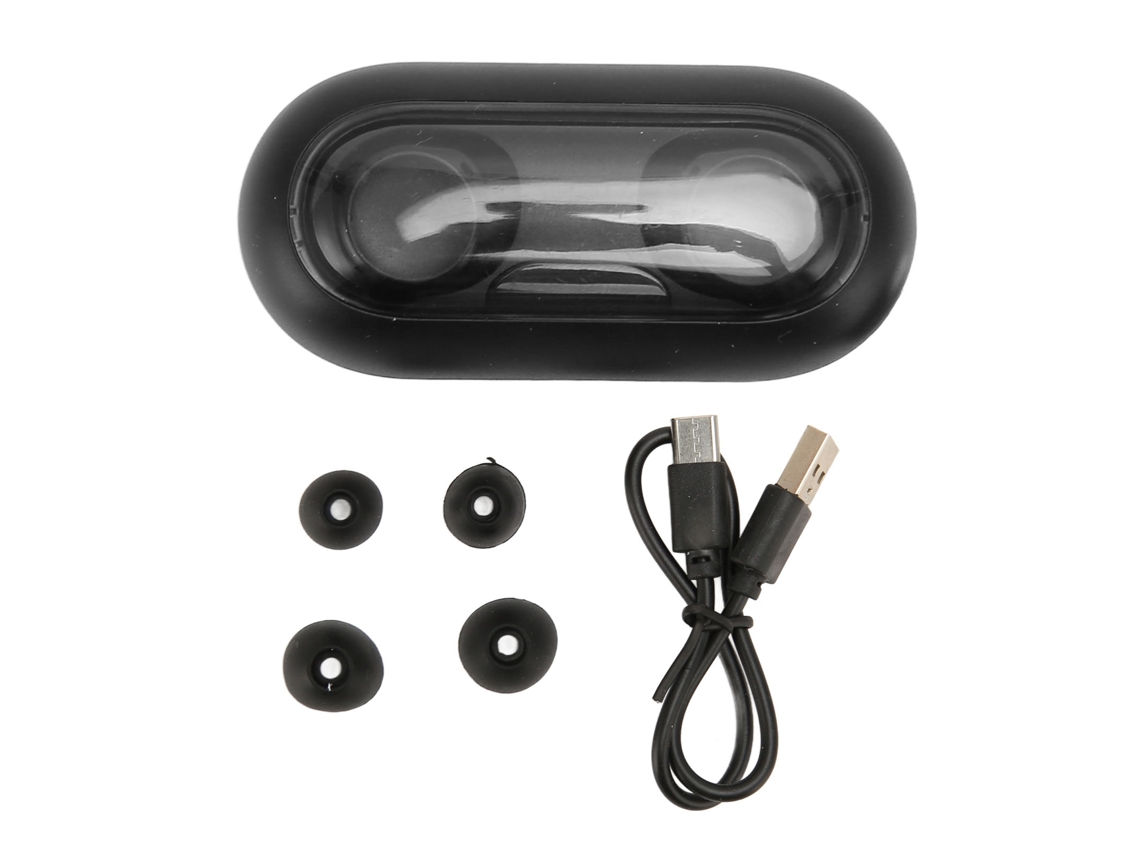 Auriculares Inalámbricos Bluetooth 5.3 Resistentes Al Agua Ipx5 Deportivos Sonido Estéreo Toque Inteligente Negro