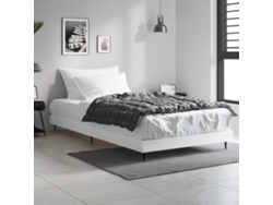 Estructura De Cama Madera De Ingeniería Blanca 90x190 Cm