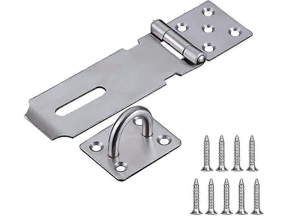 Pestillo de puerta de acero inoxidable Yujia con clip, tornillos y abrazadera