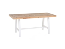 Mesa de comedor BELIANI Scania de Madera de acacia Madera clara 80x170x74