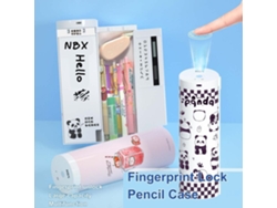 Estuche Para Lápices De Gran Capacidad Con Cierre De Huella Dactilar Para La Escuela, Niñas Y Niños - Regalo