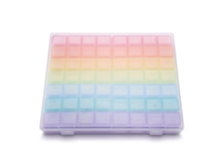 Caja Colorida Mini Con 56 Compartimentos Para Almacenar Herramientas De Reparación Electrónica, Joyas Y Tornillos Luz Dourada