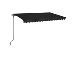 Maison Exclusive - Toldo Automático Led Sensor De Viento Gris Antracita 450x350 Cm