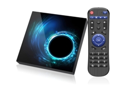 TV Box con 4 GB de RAM y 64 GB de ROM, Allwinner H616, cuatro núcleos, 64 bits, ARM Cortex A53, Android Box, Wi-Fi de 2,4 GHz/5,0 GHz, Ethernet 10/100 Mbps, Yizhood (Negro)