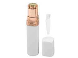 Depilador Eléctrico Facial Para Mujer Recargable Y Lavable Para Cejas Labios Axilas Piernas Blanco Compacto Suave