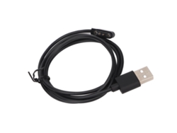 Reemplazo De Cargador Para Reloj Inteligente Keep B3 Cable De Carga Magnético Usb De 2 Pines 1m Negro