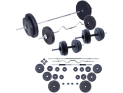 Juegos de Barras y Mancuernas FITNESS TECH  (90KG)