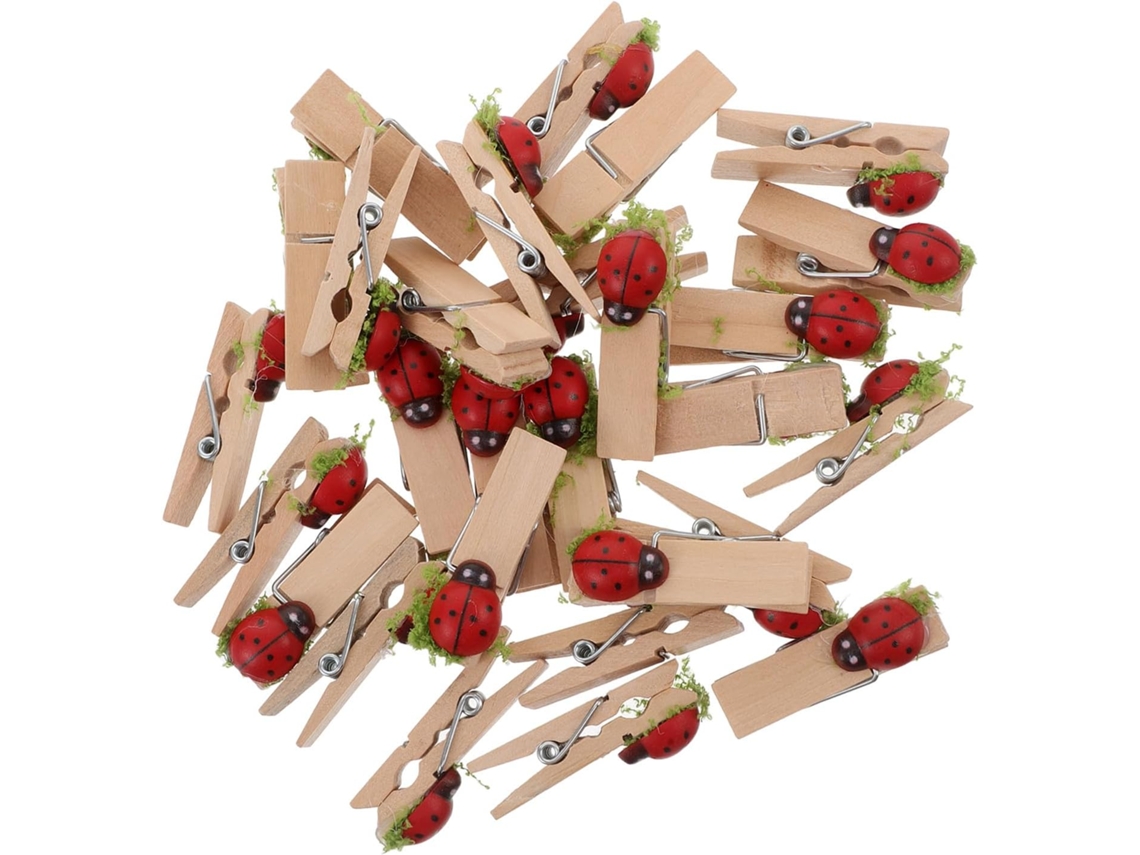 Pinzas Decoración 40 Adorables De Ropa Madera