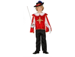 Disfraz de Niño DISFRAZZES Mosquetero Rojo (Talla: 3 a 4 años)