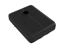 Base Para Sombrilla 70–90 Kg, Hdpe, Con Ruedas Y Asa, 80x60 Cm, Negro.
