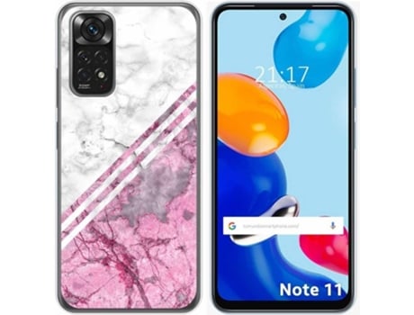 Carcasa Xiaomi Redmi Note 11 TUMUNDOSMARTPHONE Dibujos Mármol 03 Multicolor