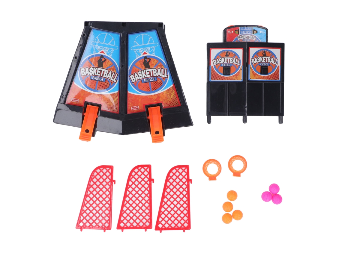 Baloncesto De Juguete Con Catapulta De Dedo Para Divertirse En La Mesa. Juego Interactivo Dual Para Niños.