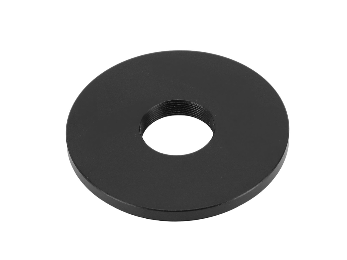 Anillo adaptador para lente objetivo de microscopio con rosca RMS, aleación de aluminio.