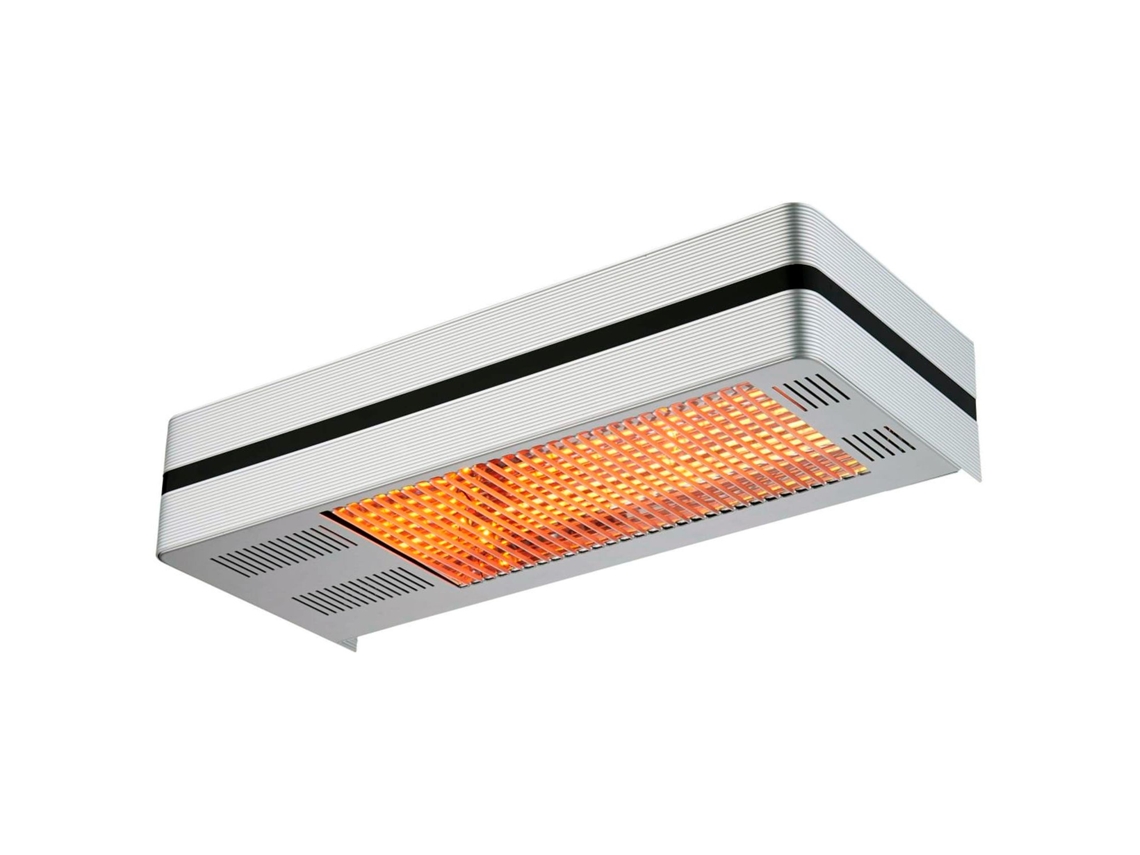 MPC MURCIA 2000W Calentador de Patio Infrarrojo, Acero y Aluminio, Mando a Distancia con Temporizador, IP65, Ideal para patios e interiores