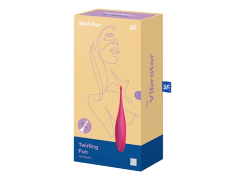 Vibrador SATISFYER Curve Clitoral Magenta (17 x 3 cm)