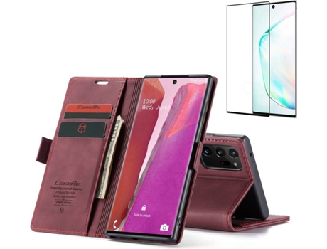 Funda y Protector Samsung Galaxy Note 20 Ultra Caseme Elite Rosa